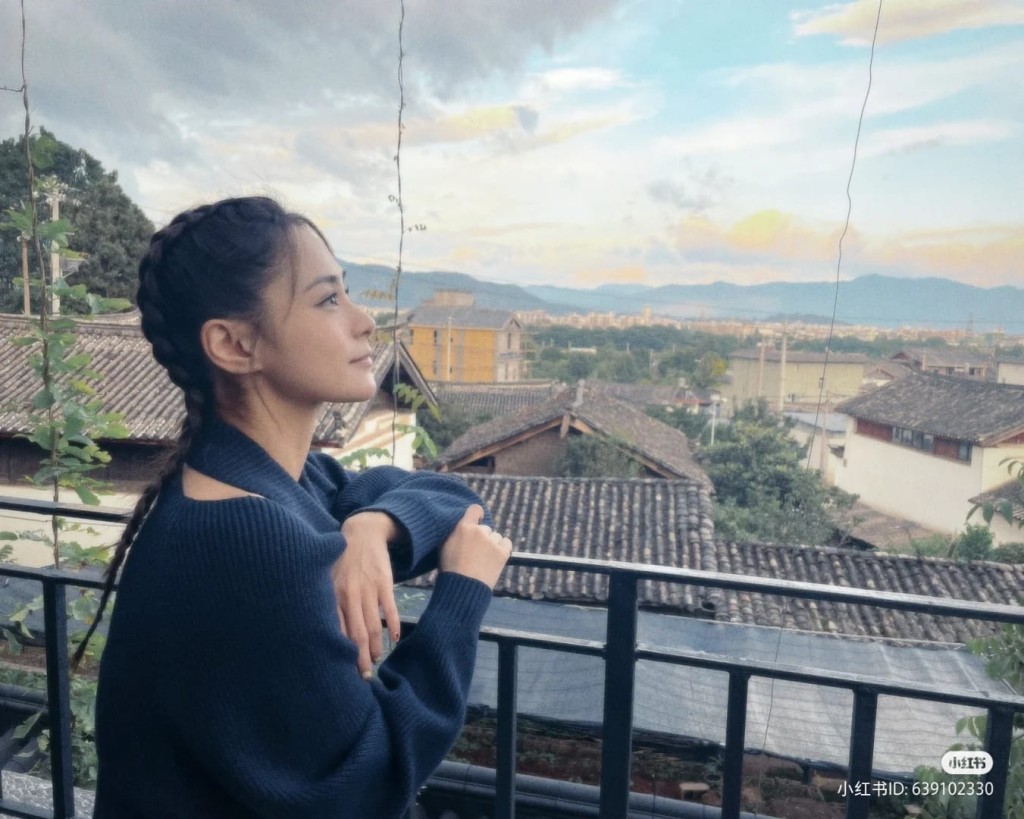 阿嬌分享的近照，看起來很纖瘦。